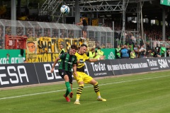 1. Spieltag 2023/2024: Preußen Münster - Borussia Dortmund U23 0:0. Dominik Schad im Einsatz.