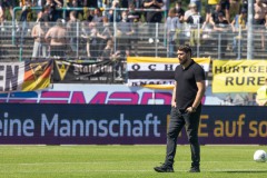 1. Spieltag 2021/2022: Preußen Münster - Alemannia Aachen 2:1. Gästetrainer Patrick Helmes.