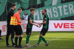 25. Spieltag: SCP - SV Sandhausen 1:1. Thorben Deters kommt für Rico Preißinger