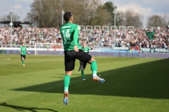 27. Spieltag 2022/2023: Preußen Münster - FC Schalke II 3:0. Drin ist: Andrew Wooten hat zum 1:0 getroffen.
