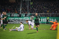 27. Spieltag: Preußen Münster - MSV Duisburg 3:1. Gerade kam Yassine Bouchama ins Spiel - und traf direkt zum 1:0.