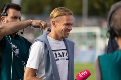 3. Spieltag 2023/2024: Preußen Münster - FC Ingolstadt 3:1. Dennis Grote im Interview.