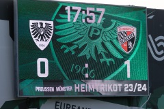 3. Spieltag 2023/2024: Preußen Münster - FC Ingolstadt 3:1. Führung für Ingolstadt durch Jannik Mause.