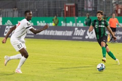 3. Spieltag 2023/2024: Preußen Münster - FC Ingolstadt 3:1. Malik Batmaz.