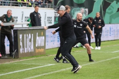 31. Spieltag 2023/2024: SCP - Dresden 1:0. Schluss! Sascha Hildmann außer sich.