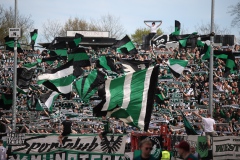 32. Spieltag 2023/2024: SCP - Regensburg 1:3. Fans des SCP.