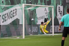 5. Spieltag: Preußen Münster - Waldhof Mannheim 1:3. Elfmetertor durch Joel Grodowski zum 1:2.