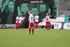 7. Spieltag 2023/2024: SC Preußen - VfB Lübeck 1:1. Ausgleich durch Cyrill Akono.