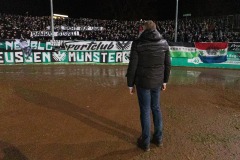 18. Spieltag: Preußen Münster - SC Verl 3:1. Abschied von Siggi Höing. "Das letzte Bier geht auf uns. Danke, Siggi!"