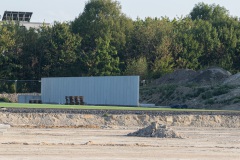 Bau der Trainingsplätze (Stand 25. August 2022).