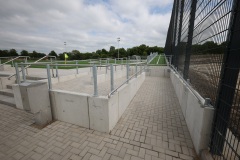 Neues Trainingsgelände am Preußenstadion übergeben. Natürlich barrierefrei.