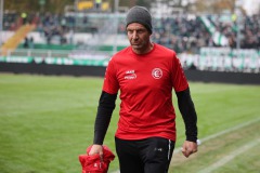 Westfalenpokal, Achtelfinale: Preußen Münster - SpVgg Erkenschwick 4:0. Gästetrainer Magnus Niemöller.