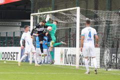 Westfalenpokal 2020/2021, Finale: Sportfreunde Lotte - Preußen Münster 0:1. Bindemann trifft - aber abgepfiffen.